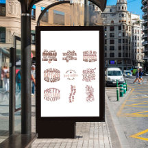 Iced Coffee Stickers pack CUTE