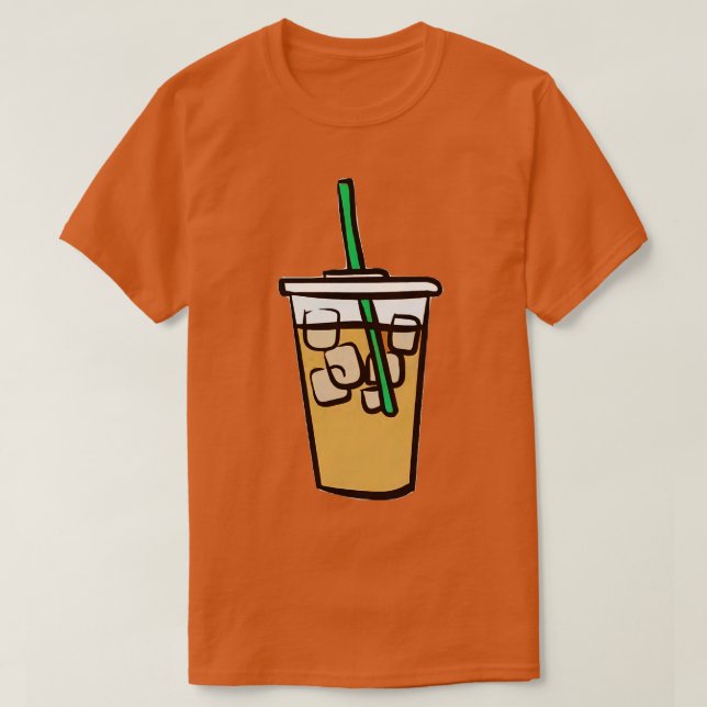Iced Coffee  T-Shirt (Design Front)
