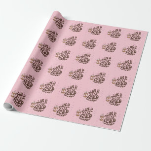 Iced Coffee Wrapping Paper