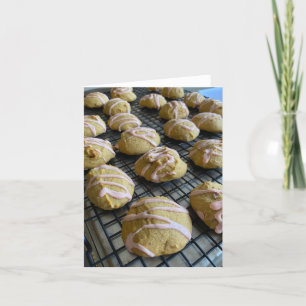 Iced Cookies Letterpress Thank You Card