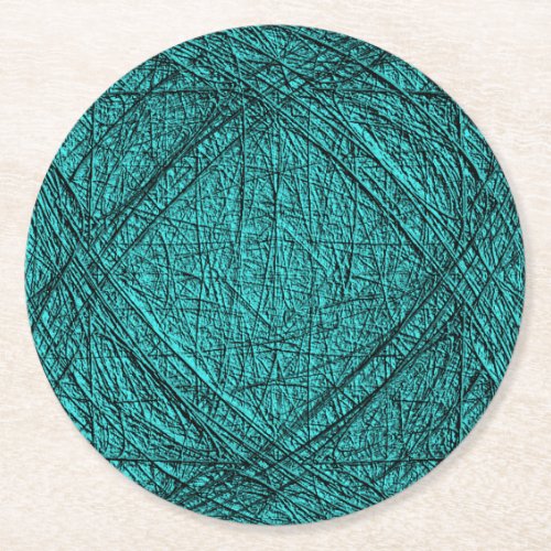 Iced Deep Teal Round or Square Coasters set of 6