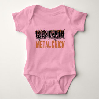 Iced Earth METAL CHICK infant Baby Bodysuit