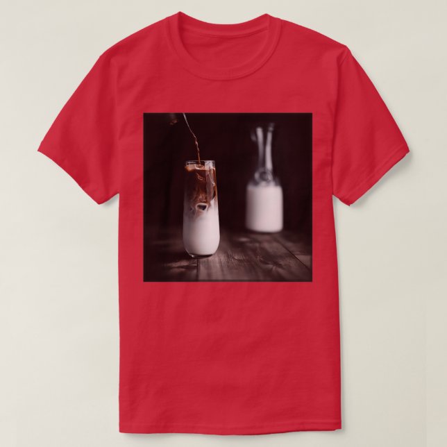 Iced latte photography T-Shirt (Design Front)
