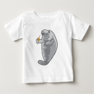 Iced Manatee - just chill Baby T-Shirt