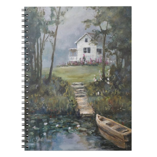 "Iced Tea" hand painted Notebook (Front)