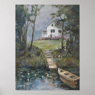 "Iced Tea" hand painted Poster