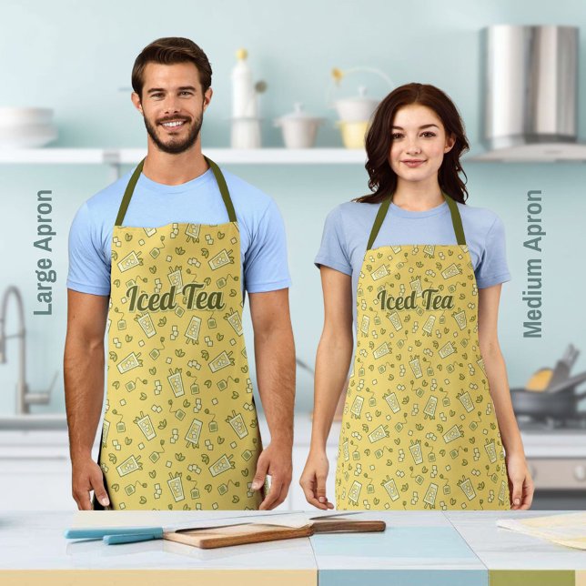Iced Tea Pattern Apron (Creator Uploaded)