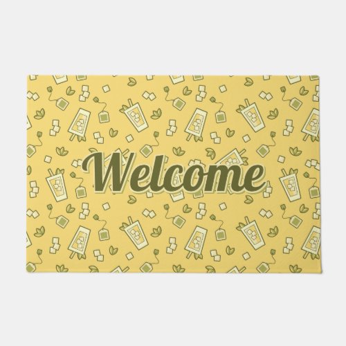 Iced Tea Pattern Doormat