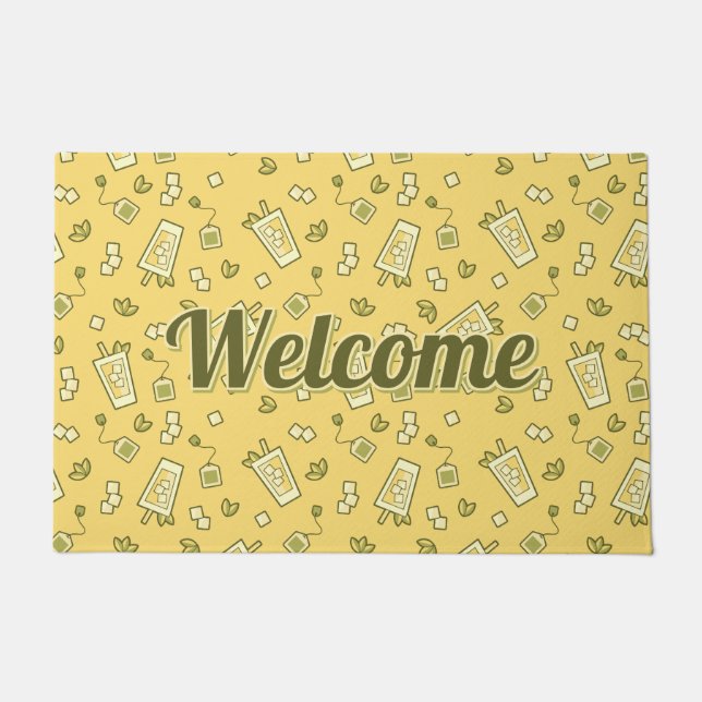 Iced Tea Pattern Doormat (Front)
