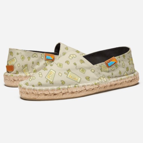 Iced Tea Pattern Espadrilles