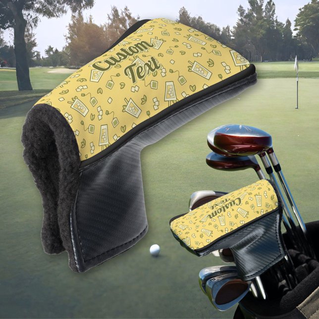 Iced Tea Pattern Golf Head Cover (Creator Uploaded)