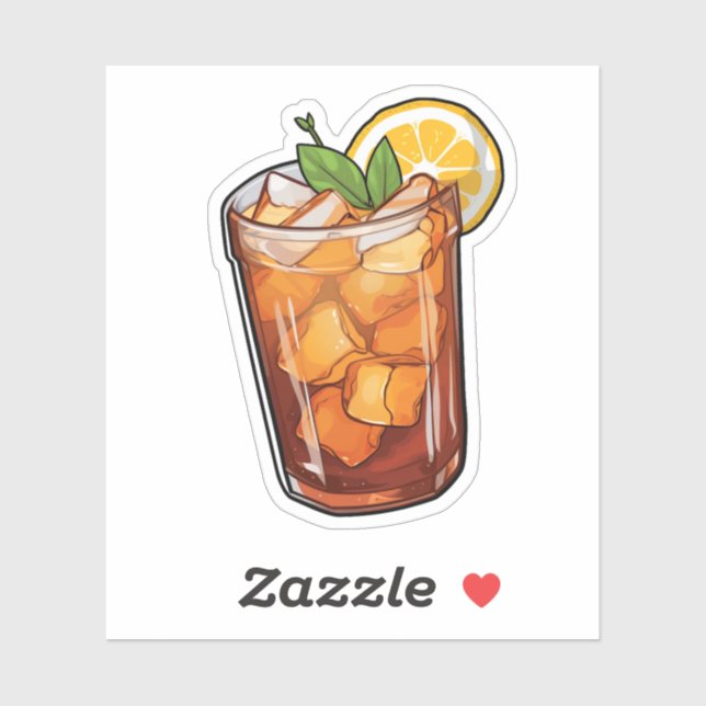 iced tea sticker (Sheet)