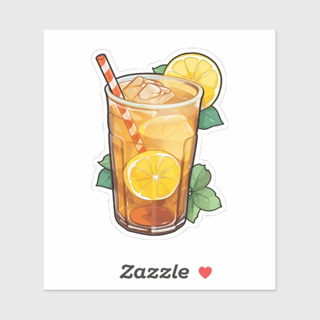 iced tea sticker (Sheet)