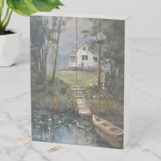 "Iced tea" Wooden Box Sign
