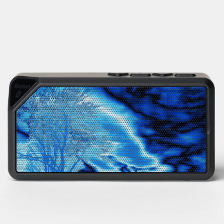 Iced Winter Tree Cobalt Blue Sky Bluetooth Speaker