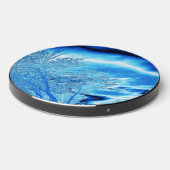 Iced Winter Tree Cobalt Blue Sky Wireless Charger (Front 2)