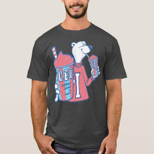 ICEE Bear Coldest Drink In Town! Premium T-Shirt