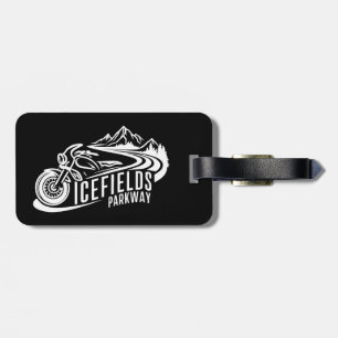 Icefields Parkway Alberta Canada Motorcycle Luggage Tag
