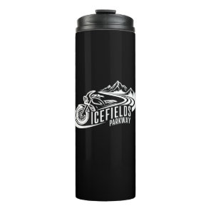 Icefields Parkway Alberta Canada Motorcycle Thermal Tumbler