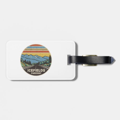 Icefields Parkway Alberta Canada Mountains Luggage Tag
