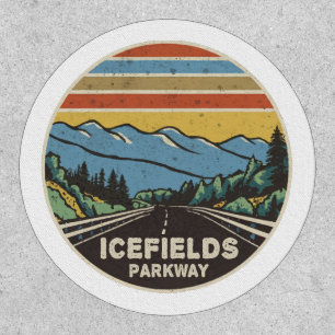 Icefields Parkway Alberta Canada Mountains Patch