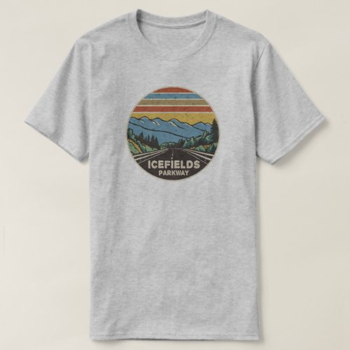 Icefields Parkway Alberta Canada Mountains T_Shirt