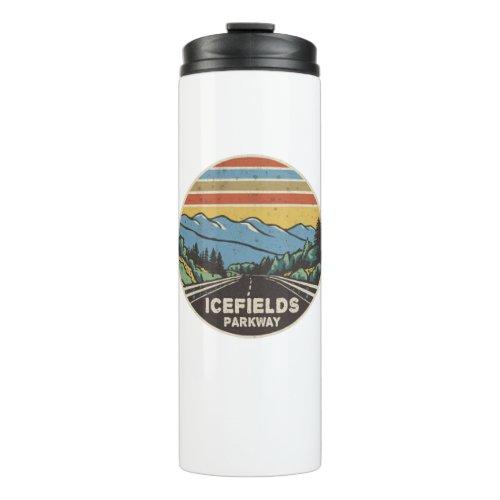 Icefields Parkway Alberta Canada Mountains Thermal Tumbler