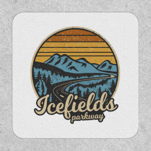 Icefields Parkway Alberta Canada Retro Patch