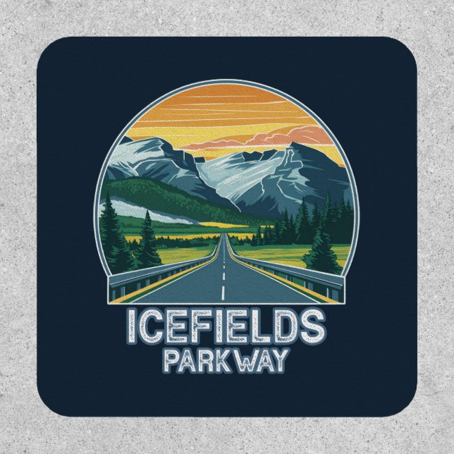 Icefields Parkway Alberta Canada Vista Patch (Front)