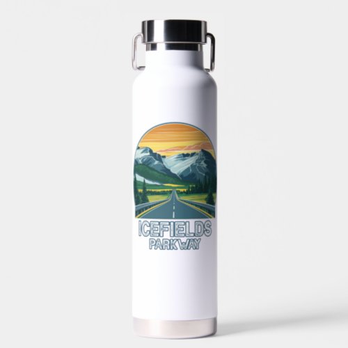 Icefields Parkway Alberta Canada Vista Water Bottle