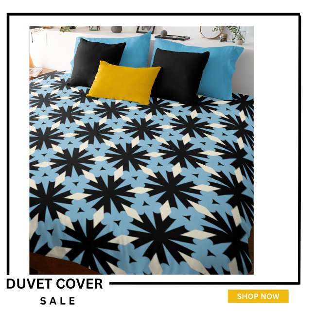 Iceflower Nocturne Duvet Cover (Creator Uploaded)