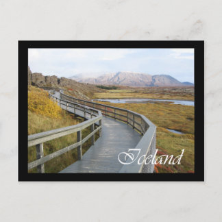 Iceland, Þingvellir National Park Postcard