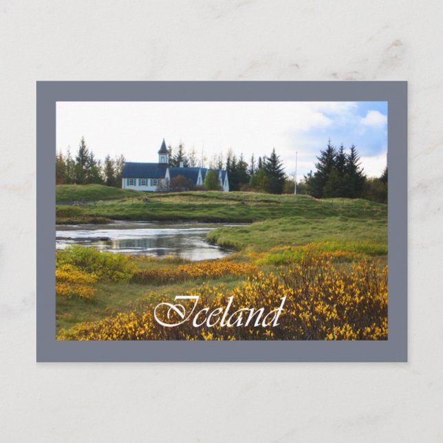 Iceland, Þingvellir National Park Postcard (Front)