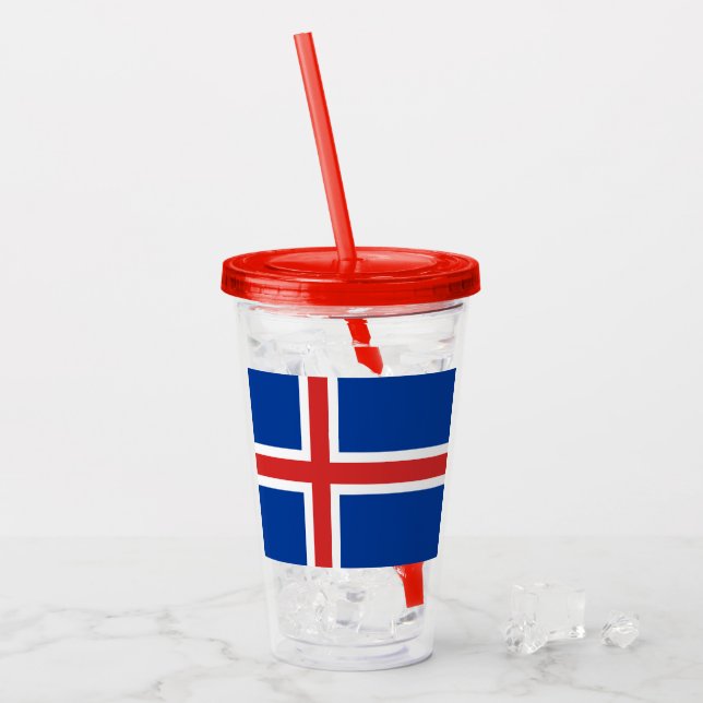 Iceland Acrylic Tumbler (Front Ice)