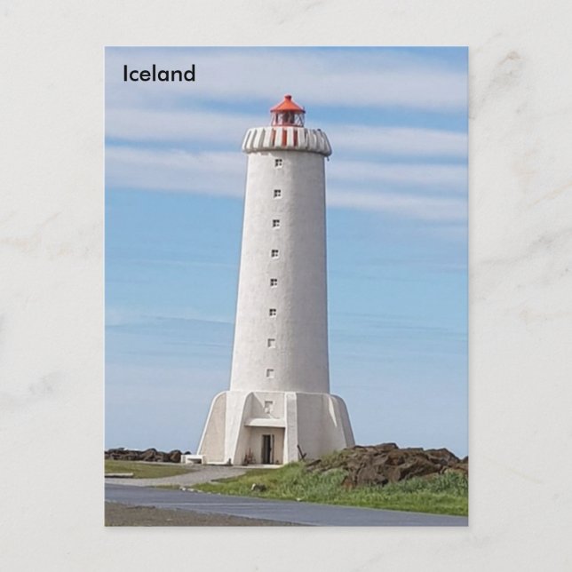 Iceland, Akranes Lighthouse Postcard (Front)