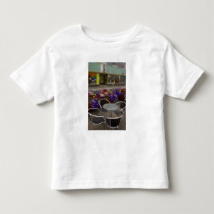 Iceland, Akureyri. View of the main business Toddler T-shirt