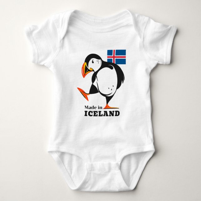 Iceland Baby Bodysuit (Front)