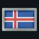 Iceland Belt Buckle<br><div class="desc">Iceland flag</div>