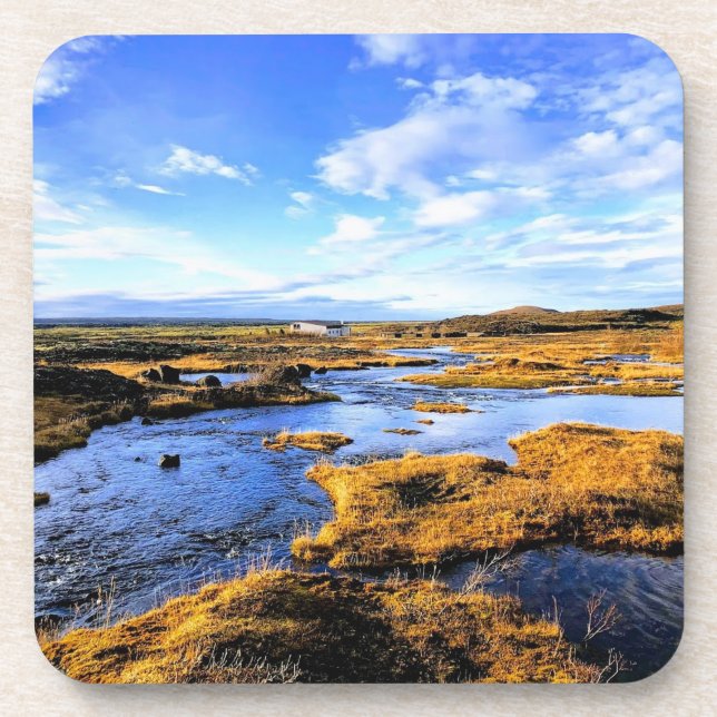 Iceland - beverage coaster (Front)