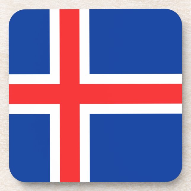 Iceland Beverage Coaster (Front)