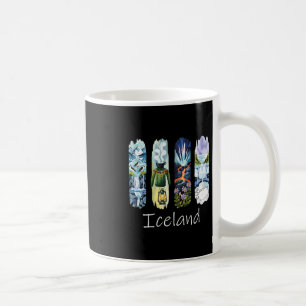 Iceland Brushstroke Icelandic Vacation Souvenir Ic Coffee Mug