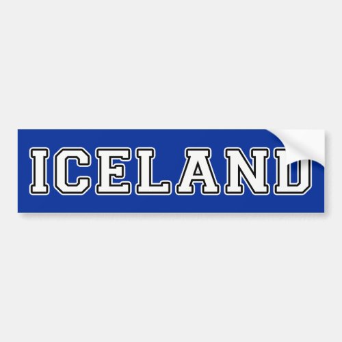 Iceland Bumper Sticker