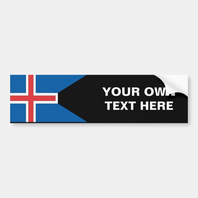 Iceland Bumper Sticker (Front)