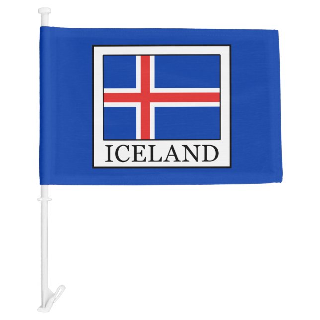 Iceland Car Flag (Front)