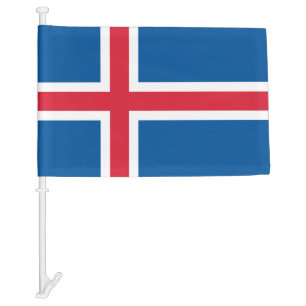 Iceland - car flag