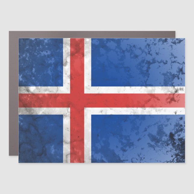 Iceland Car Magnet (Front)