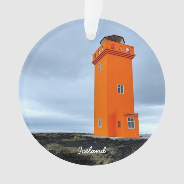 Iceland - ceramic ornament (Front)
