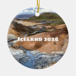 Iceland - Ceramic Ornament