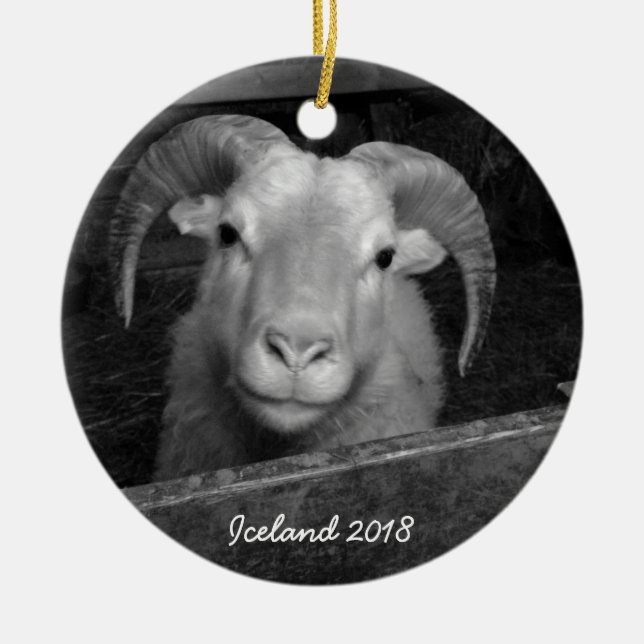Iceland - Christmas ornament (Front)