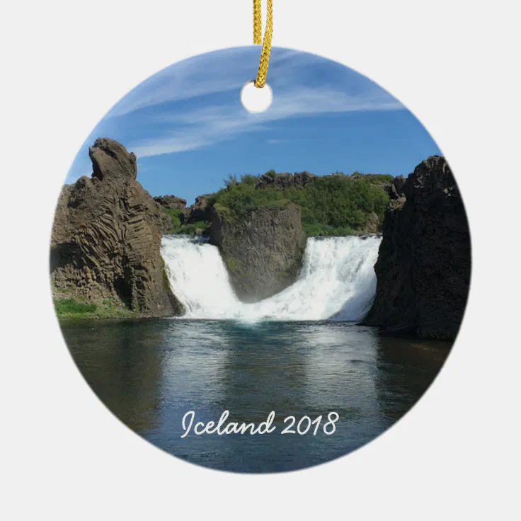 Iceland - Christmas ornament | Zazzle